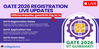 GATE 2026 Registration Live Updates: Registration Starts, Link @gate2026.iitg.ac.in, Fees, Last Date